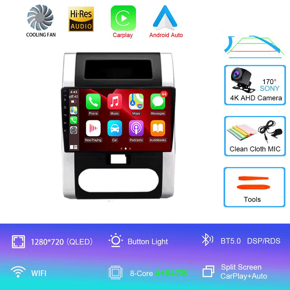 Android 14 for Nissan X-Trail X Trail XTrail 2 T31 2007-2015 4G Car Multimedia GPS Voice Wireless CarPlay Autoradio Navigation