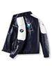 Unisex Waterproof PU Leather Racing Jacket: Embroidered American Motorcycle & F1 Suit for Autumn/Winter Riding