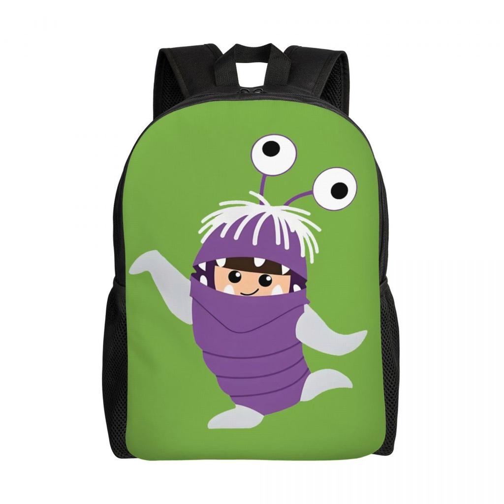 Zaino Mike Wazowski Uomo Donna Casual Borsa per Libri per College Scuola Borse Mostro Carine