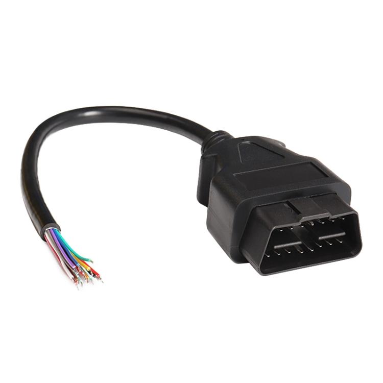 

16PIN Male OBD Cable Opening Line OBD 2 Extension Cable for Car Diagnostic Scanner, Cable Length: 60cm