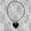 Pink Heart Pendant Necklace - Fashion Hip Hop Love Jewelry for Girls & Party Gifts