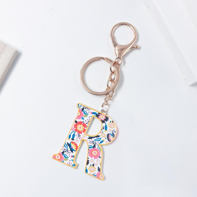 Colorful English Alphabet Keychain & Graduation Gift Accessory