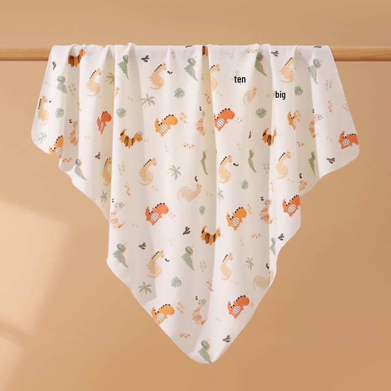 Premium Pure Cotton Newborn Swaddle Blanket - Anti-Startle, Lightweight for Spring & Summer 85x85cm