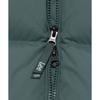 Lee Korean Style Letter Stand Collar Double Zipper Short Down Jacket Unisex Outerwear LE2504DP01TU