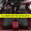 Car Floor Mats For BMW M5 F90 2018   Auto Foot Pads Automobile Carpet Cover Interior Accessories