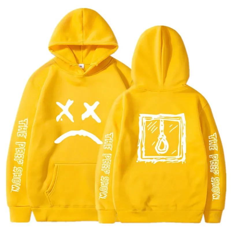 2024 Hip Hop Lil Peep Printed Hoodies Hell Men Women Hooded Pullover Male Female Sudaderas Cry Baby Hood Hoddie Sweatshirts