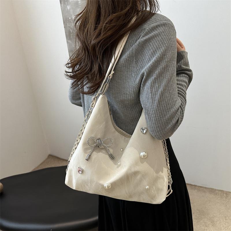 Large Capacity Bag Women 2025 New Beautiful Niche Design Commuter Casual Fashion Double Shoulder Crossbody Backpack