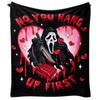 Halloween Flannel Blanket with Creative Print, 180230 cm, for Bed Couch Sofa
