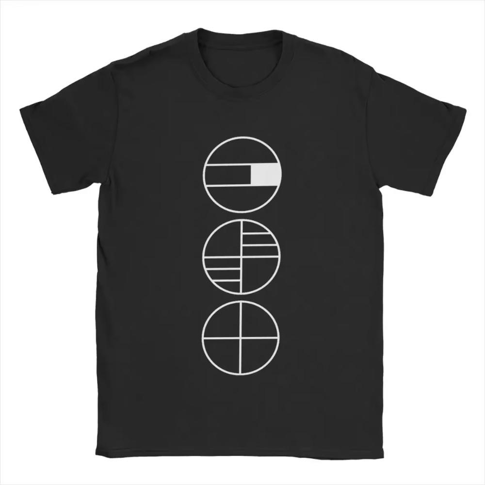 Novelty Bauhaus Alphabet T-Shirts Men O Neck Cotton T Shirts Short Sleeve Tees Classic Clothing