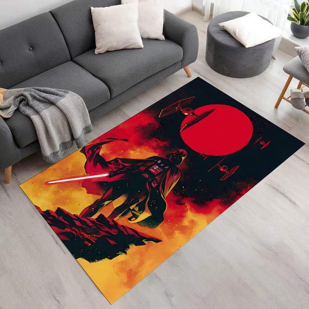 Star Wars Carpet Design for Bedrooms Outdoor Game Room Entryway Antislip Carpet Decorate Offices Perfect Gift for Valentine's Wedding Birthday