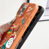 Christmas Deer Pattern Phone Case For iPhone Air 17 16 Pro Max 15 14 13 12 Pro Max 11 16e Shockproof Soft Silicone Leather Texture Cover