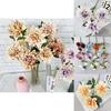 Wedding Hall Flower Display With Faux Silk Flowers For Party And Home Decor