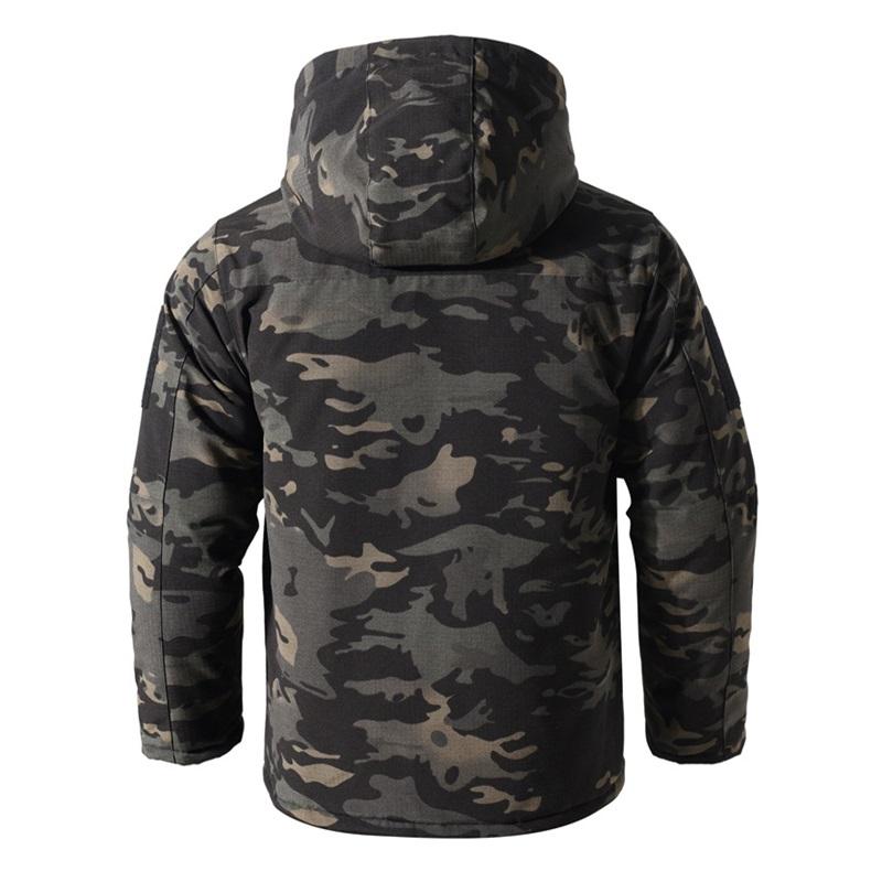 Winter Baumwollmantel Outdoor-Bekleidung Langlebig Verschleißfest Kurze Camouflage-Jacke Winddicht Wärme All-Terrain Herren Winterjacke