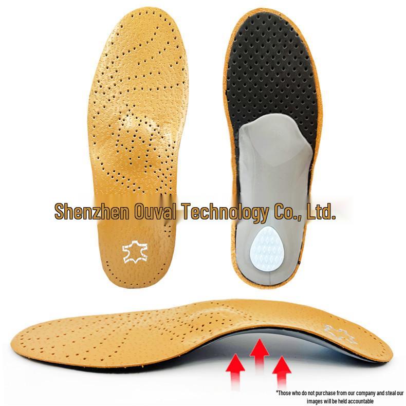 

Стелька из коровьей кожи с поддержкой свода стопы и метатарзальным массажем для плоскостопия - Унисекс Повседневная Полноразмерная подушечка 41/42