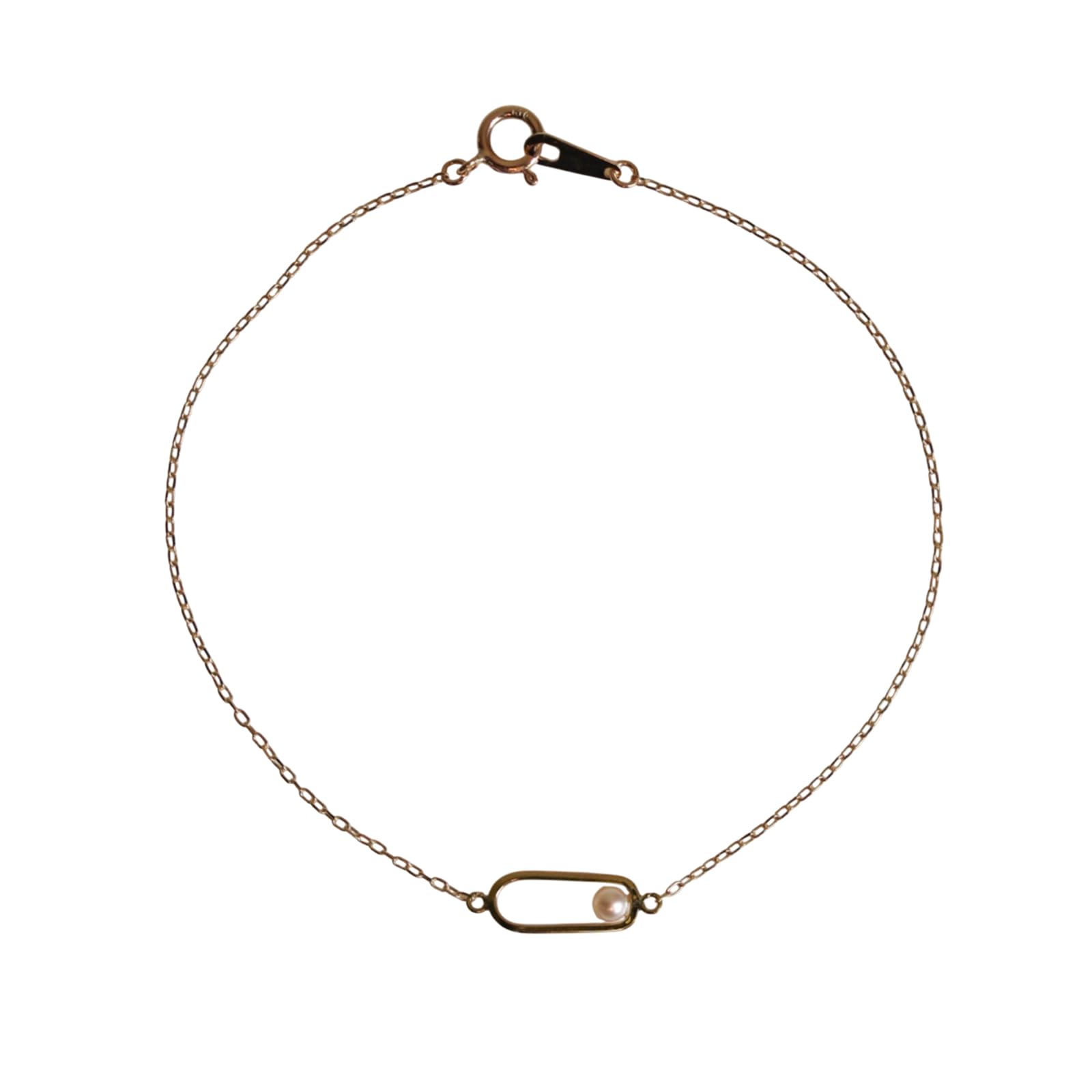 [cui-cui] Pearl K10YG Bracelet for Women