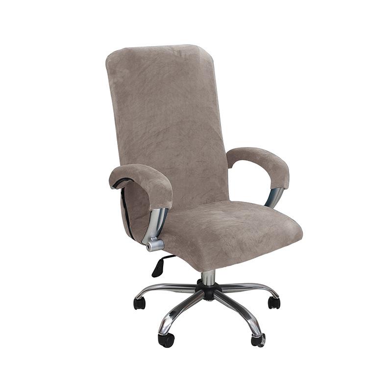 

Современный минималистичный чехол на стул из бархата «Серебряная лиса»: Пылезащитный и износостойкий для компьютерных кресел для дома и офиса XL: Chair Cover + 2 Armrests