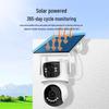 360° Panoramic Solar-Powered Outdoor HD Night Vision Camera with Mobile Remote Control