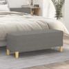 Day and Night - Day and Night Dark Gray Fabric Bench 100x35x41 Cm