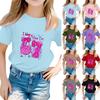 St. Camisetas Infantis Menina Menino Dia de São Patrício Top Infantil Meninos e Meninas Camiseta Estampada de Manga Curta