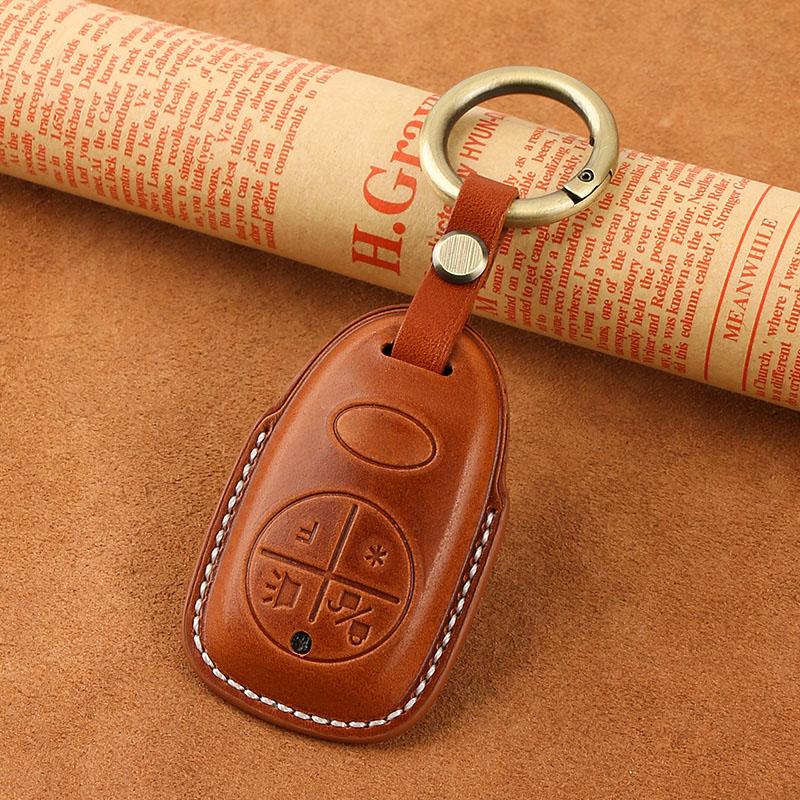Styling Mouldings 4 Buttons Smart key For Vespa GTS 300 GTS300 Keychains Smart Genuine Leather Case Fob Cover Kit Motorcycles Ke