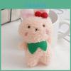 Adorável Pelúcia Coelho Cereja Mini Urso de Pelúcia Chaveiro Para Casais e Meninas