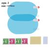 Car Rearview Mirror Protective Film, Anti-fog Membrane, Anti-glare, Waterproof, Waterproof, Car Sticker