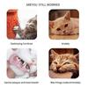 Cat Bell Toy with Feather Tail Bells Interactive Mouse Toy Stimulates Hunting Instincts Long-tail Cat Toy