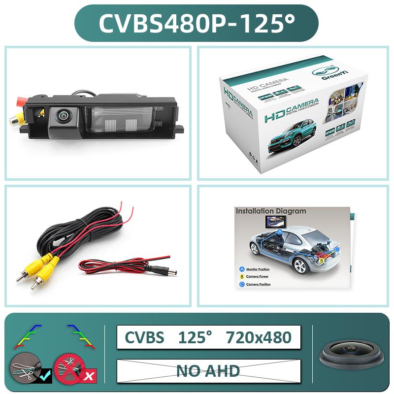 

GreenYi 170 Degree AHD 1920x1080P Special Vehicle Rear View Camera for Toyota RAV4 RAV-4 2012 2011 2010 2009 2008 2007 2006 Car CVBS480P-125deg
