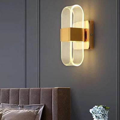 LED Wandleuchte Wandleuchte Innenbeleuchtung Zuhause Sofa Dekoration Schlafzimmer Wohnzimmer Flur Nachttisch Luxus Spiegel Nordische Wandlampe