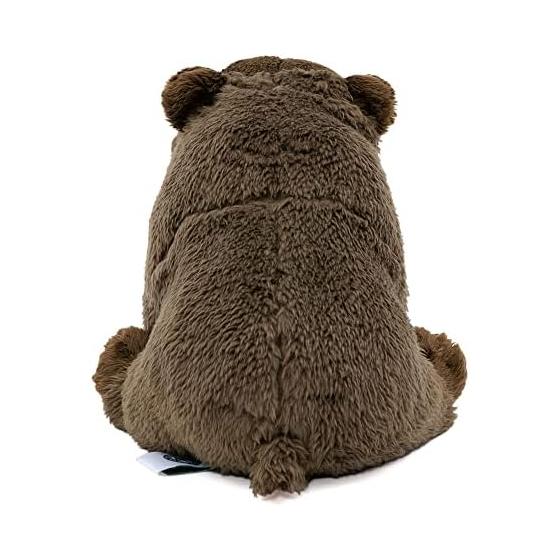 Colorata Brown Bear Plush Toy (Sitting Series/Gentle Touch) Realistic Bear Stuffed Animal Toy Doll Gift Present Birthday (Meter Read 2 Times) /