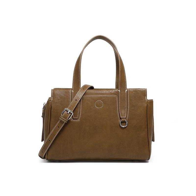 

Женская ретро универсальная сумка через плечо высокого класса QSL2900 коричневый