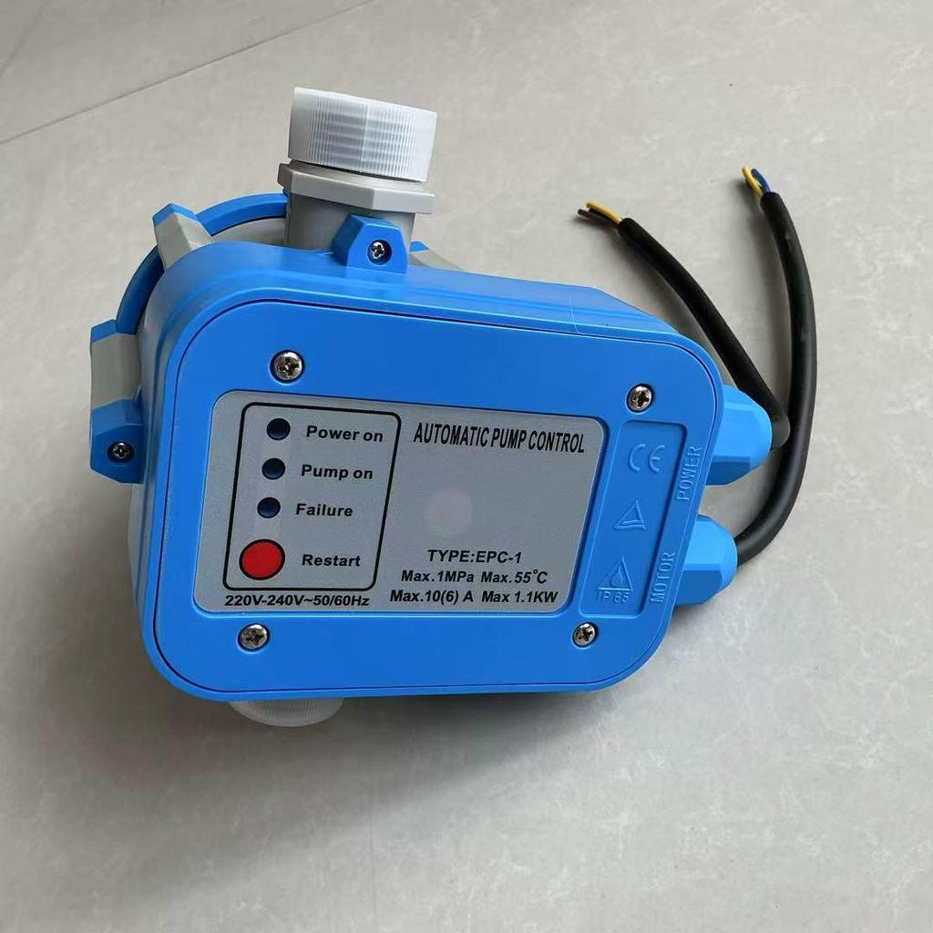 Pressostato Elettronico Intelligente EPC-1 con Protezione da Mancanza d'Acqua e Resistenza alle Alte Temperature - Controllore Automatico per Pompa, Pronto per la Spedizione.