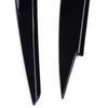 2pcs ABS Black Headlight Eyebrow Eyelids Decoration Cover Trim Fit For VW Golf 7 VII GTI GTD GTE R MK7 2012-2015
