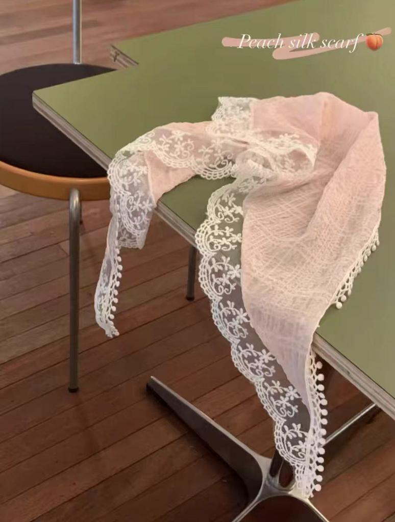 Spring & Autumn Korean-Japanese Sweet Girl Triangle Scarf Headband