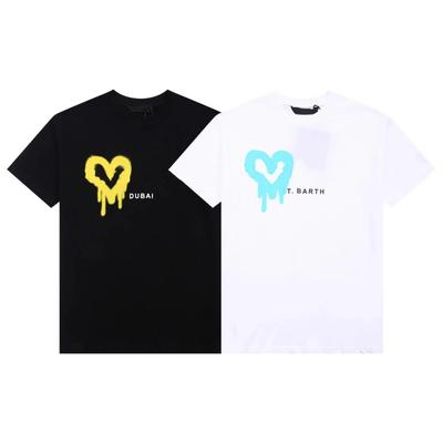 Marca de Lujo Camiseta de Hombre Casual Algodón Alta Calidad Manga Corta Camiseta Verano Camiseta de Mujer Oversize Camiseta de Hombre Ropa Tops