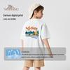 YEEHOO Boy's Quick-Dry Printed Short Sleeve T-Shirt