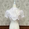 Cardigan Lolita in Chiffon Blusa Arricciata Protezione Solare Estiva Kawaii Y2K