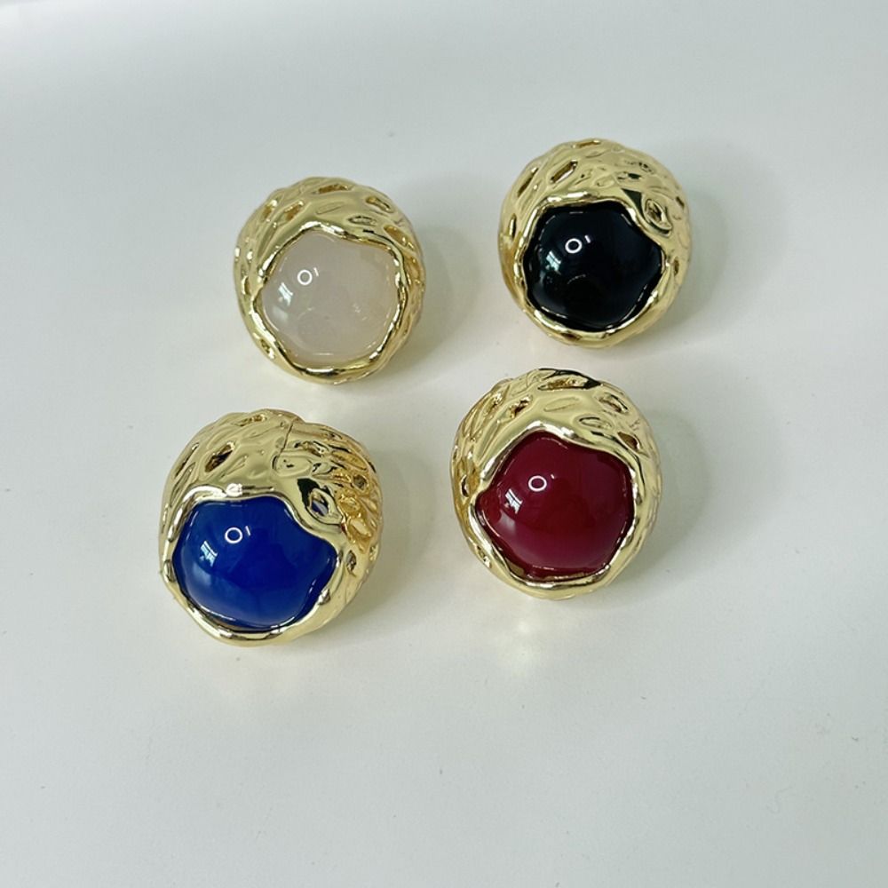 Round Shape Geometric Hollow Ring Hollow Design Personality Ring  Wedding Accessory