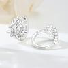 Orstarry S925 Silver Earrings Exquisite Plant Leaves Daisy Flower Earrings For Women Birthday Gift Silver Jewelry