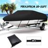 Yacht Boat Cover 11- 22FT Barco Boat Cover Anti-UV Waterproof Heavy Duty Marine Trailerable Canvas Boat Accessories