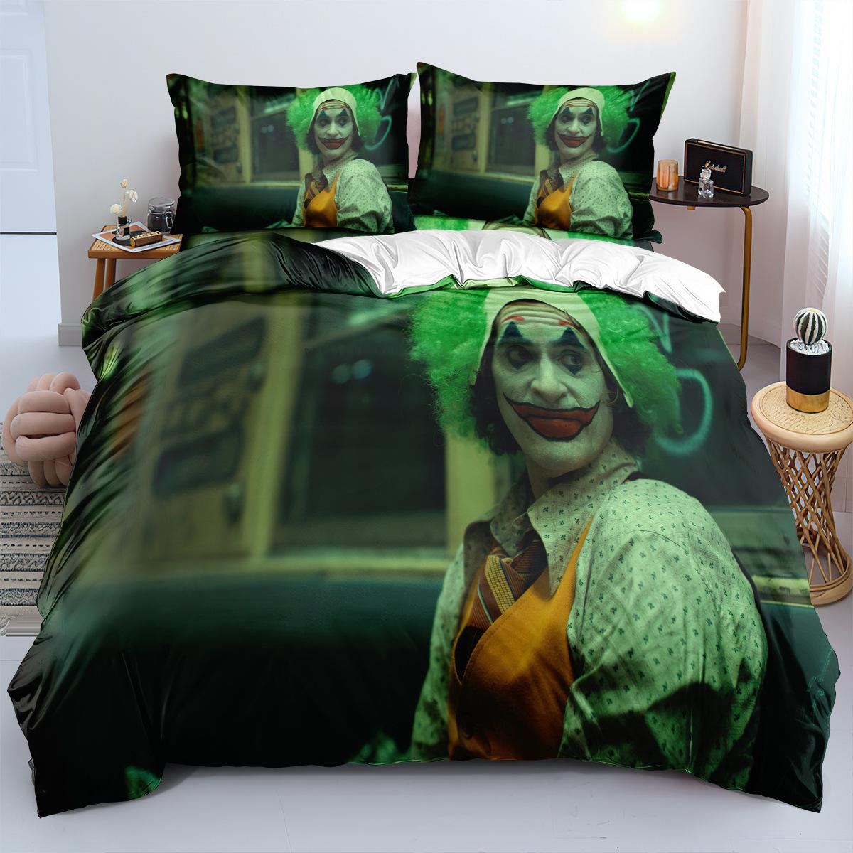 

Клоун Постельное белье Трехпредметное 90-120G Абразивная ткань 3D Цифровая печать 90 * 200