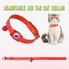 Pet Positioning Collar Crisp Bell Faux Leather Pet Tracking Device Protective Collar for Apple