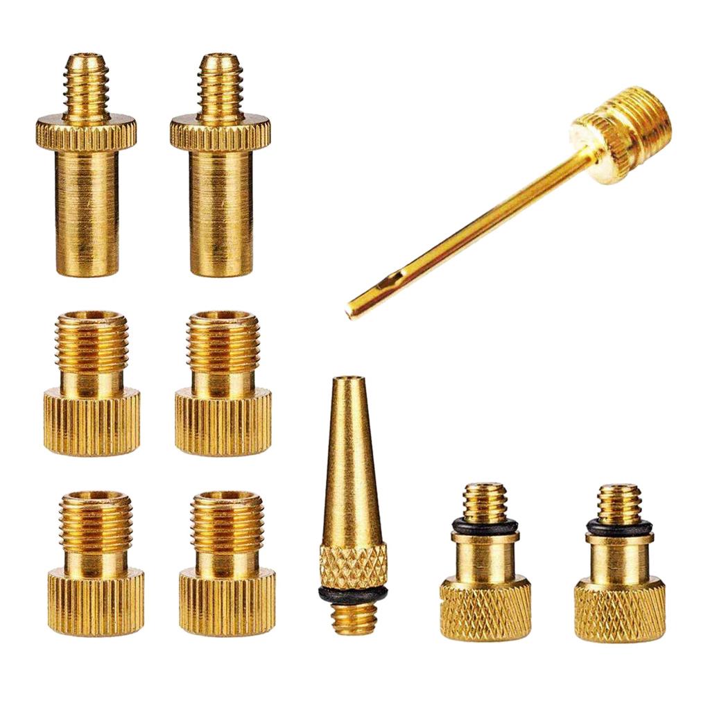 Dunlop /& French Valve Bicycle Valve Adapter DV /& SV to AV With Rin Car Valve