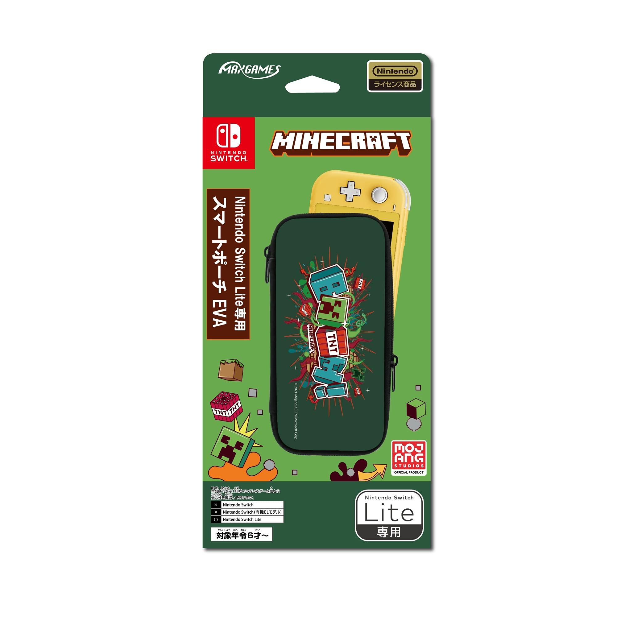 

Licensed Smart Pouch EVA Minecraft Graphic Design for Nintendo Switch Lite [Nintendo Product]
