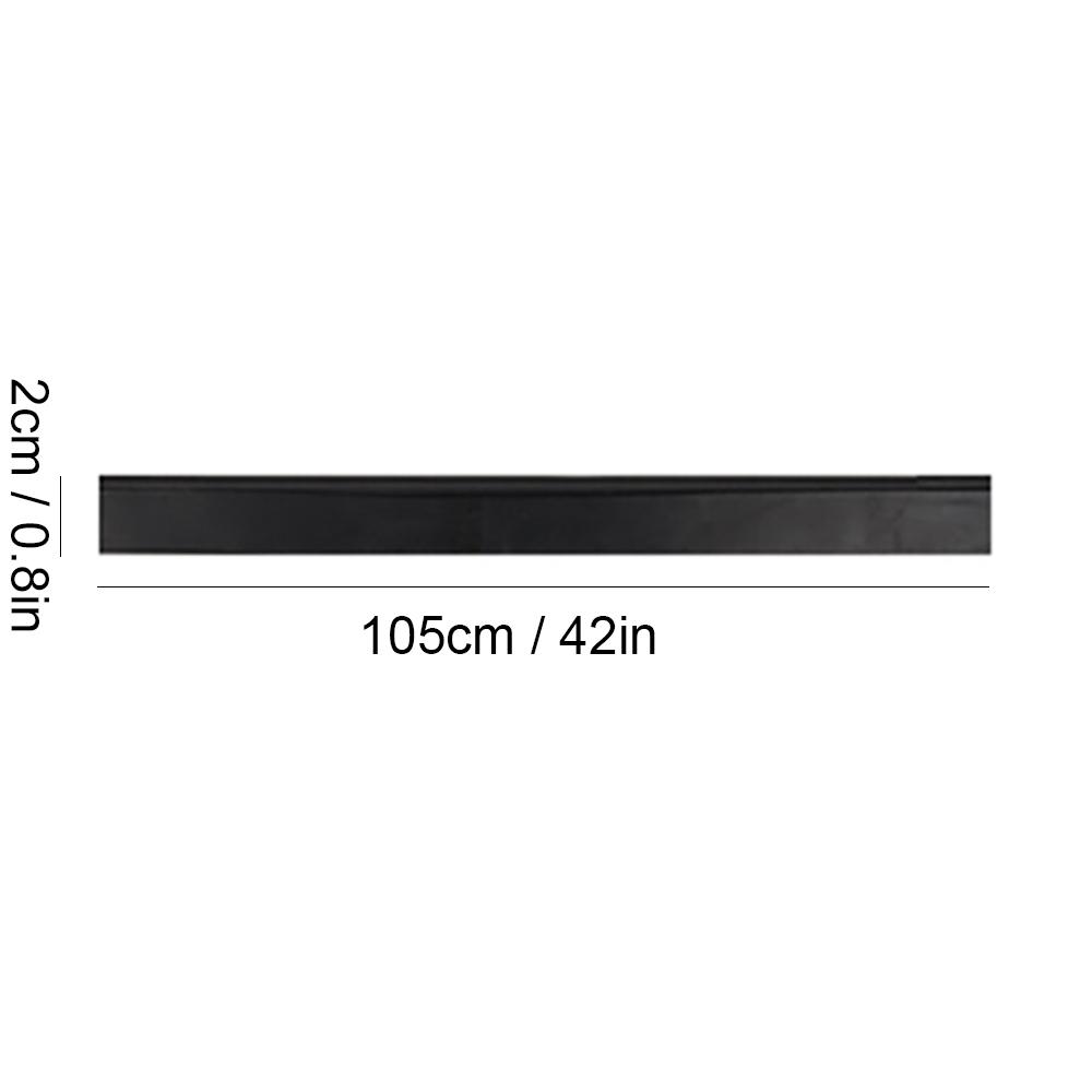 105cm Cut-to-Size Window Squeegee Refills Replacement Squeegee Rubber Window Cleaning Tool Part Squeegee Shower Cleaner B57 чёрный