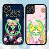S-Sailors Anime Moon Magnetic Phone Case For IPhone 16 15 14 13 12 11 17 Pro Max Plus Wireless Charge Cover