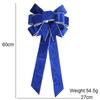Christmas Big Ribbon Bow Outdoor Front Door Decorations Christmas Tree Hanging Red Bows New Year 2025 Supplies Home Ornaments