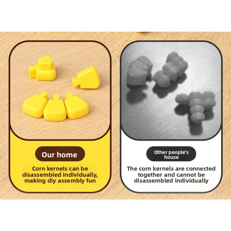 Kids 3D Printing Corn Magic Cube Stress Relieving Toys Tetris Jigsaw Puzzle Originality Becrypt Brain Burning Developmental Toys