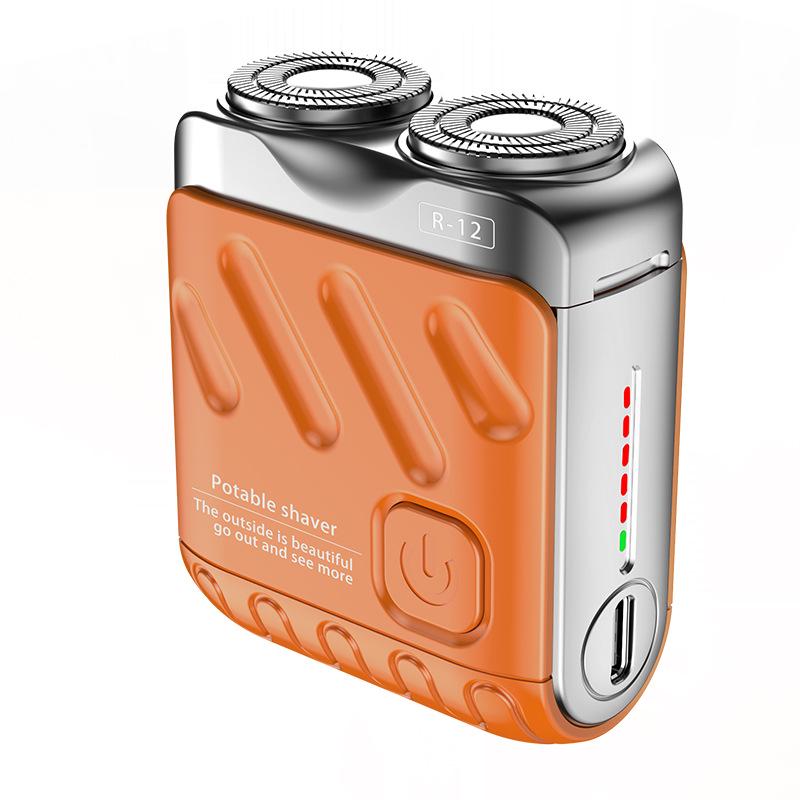 Portable Electric Beard Shaver: Mini Super Clean Razor for Men