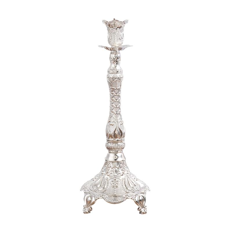 Multiple Arm Metal Candelabra Candlestick Holders Luxurious European Taper Candle Stand for Home Wedding Church Parties